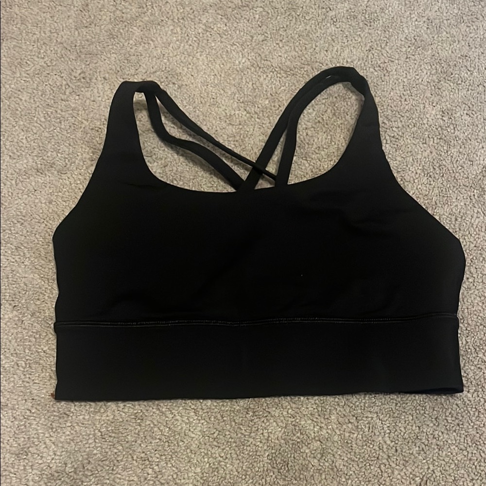 Black Women's Sports Bra